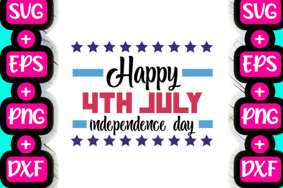4th of July Independence Day Design: Graphics & T-Shirt Designs