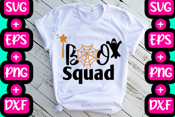 Boo Squad Graphics for T-Shirt Designs