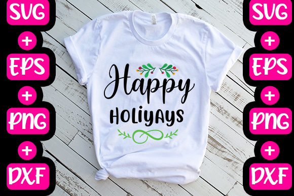 Happy Holiyays: Vintage Holiday Graphics for T-Shirt Designs