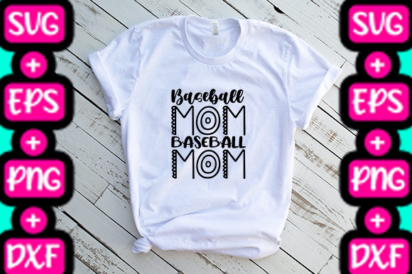 MOM BASEBALL MOM PHRASE Graphics