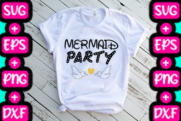 MOM Mermaid Party Graphics