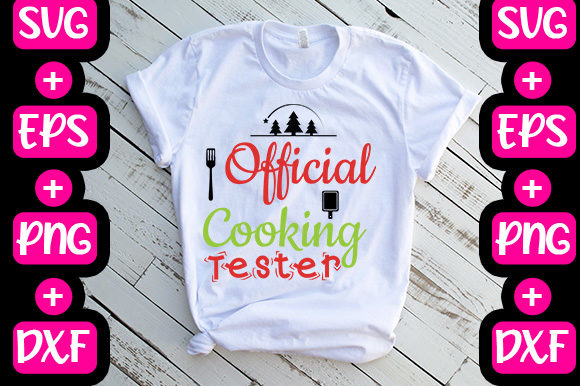 Official Cooking Tester Graphics for T-Shirt Designs