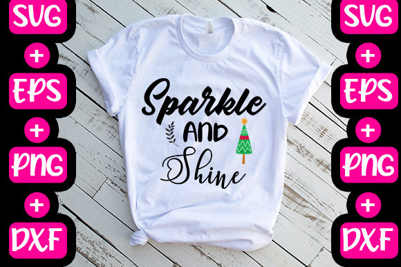 Sparkle and Shine Graphics for T-Shirt Designs